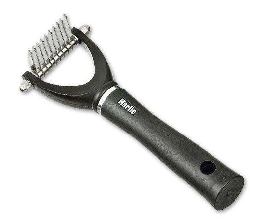 Karlie Entfilzungsharke für langes und krauses Fell - Klein