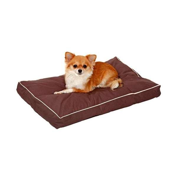 Karlie Doc Bed - Kochfestes Liegekissen, Beige-Braun - 100 x 65 cm