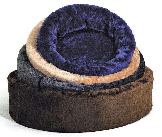 Karlie Teddy-Plüsch Liegebett - Blau - 100 cm