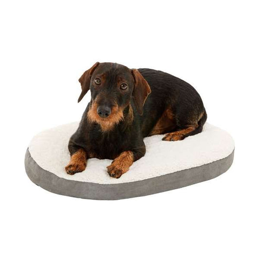Karlie Ortho Bed Mini - Oval - Grau