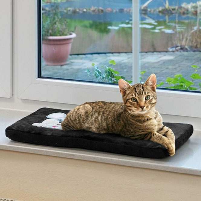 Karlie KITTY COSY Fensterbankauflage - Schwarz