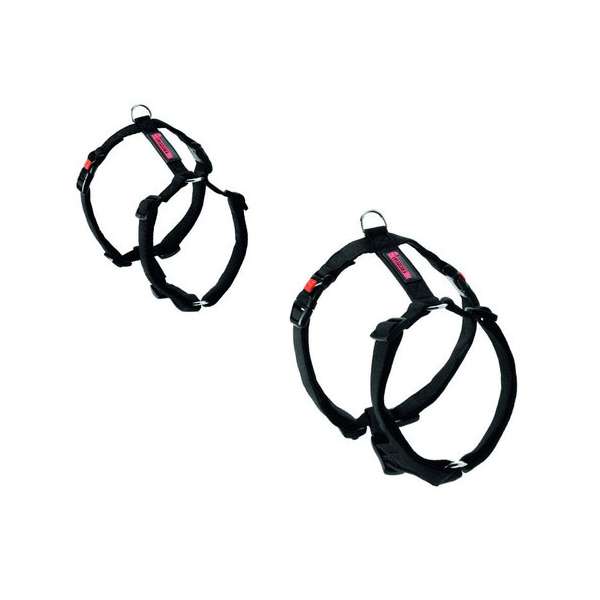 Karlie Teflon Geschirr No Limit Schwarz - 15mm x 35-50cm