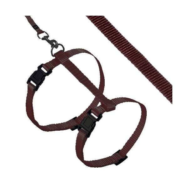 Karlie ASP Katzengeschirr mit Leine - Braun