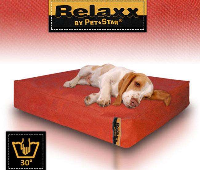 Pet-Star RELAXX Kissen - Eckig, 65 x 85 cm - Rot