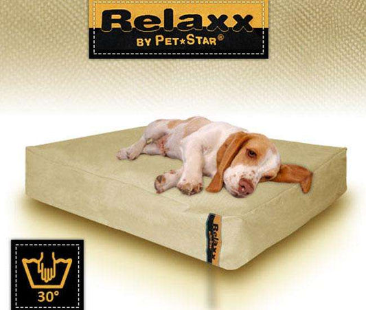 Pet-Star RELAXX Kissen - Eckig, 65 x 85 cm - Beige