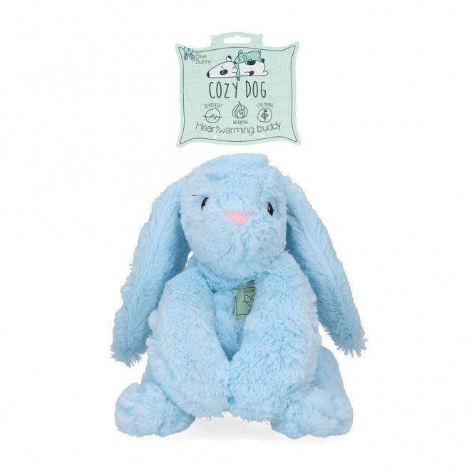 Cozy Dog Bunny mit Herzschlag und Wärmekissen - Blau