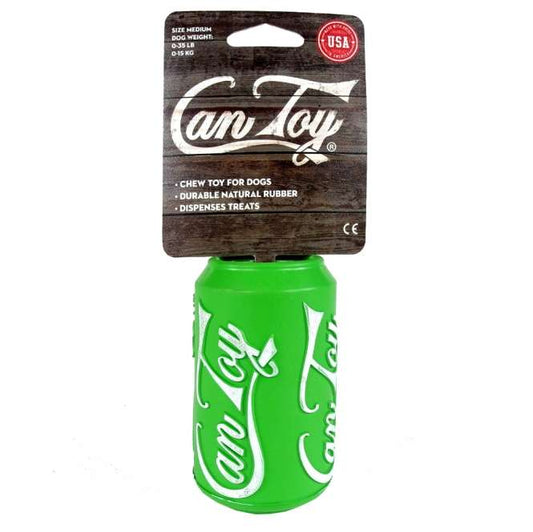 Can Toy Medium aus Naturkautschuk - made in USA - Grün