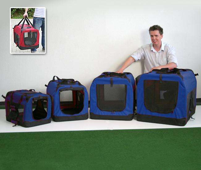 Pet-Star Transporthütte CARRY BOX, 50 cm - Dunkelblau