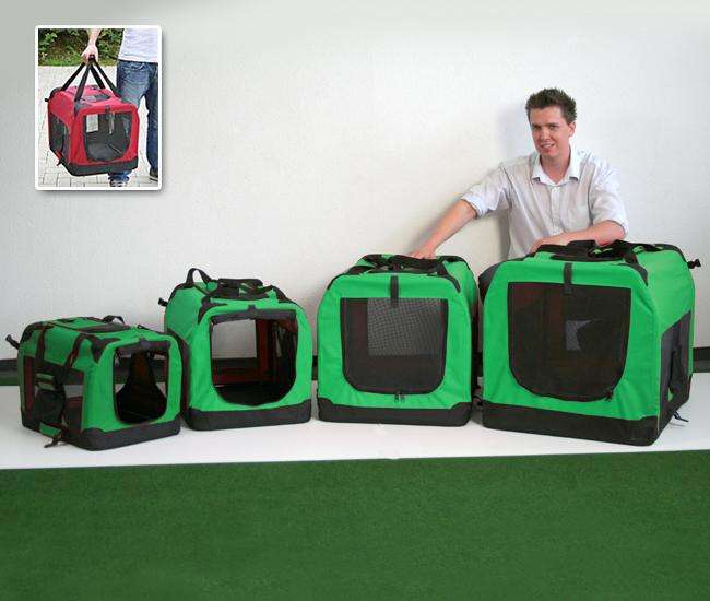 Pet-Star Transporthütte CARRY BOX, 50 cm - Grün