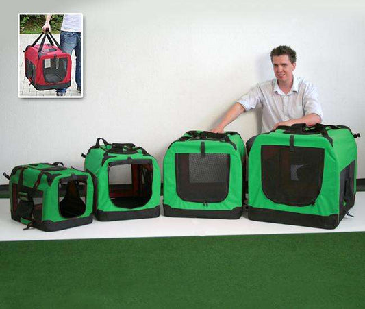 Pet-Star Transporthütte CARRY BOX, 50 cm - Grün