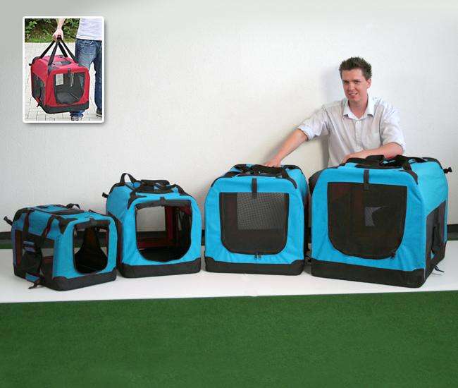 Pet-Star Transporthütte CARRY BOX, 70 cm - Hellblau