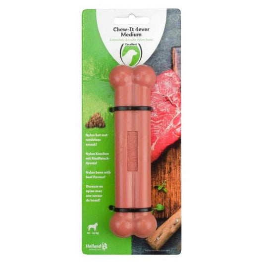 Chew-it 4ever Nylonknochen mit Rindgeschmack - Medium