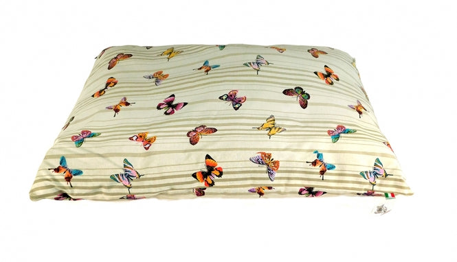CARBONE Hundekissen Sacco, 70 x 100 cm - Schmetterlinge