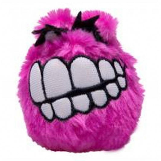 ROGZ FLUFFY GRINZ Hundeball, 7,8 cm - pink