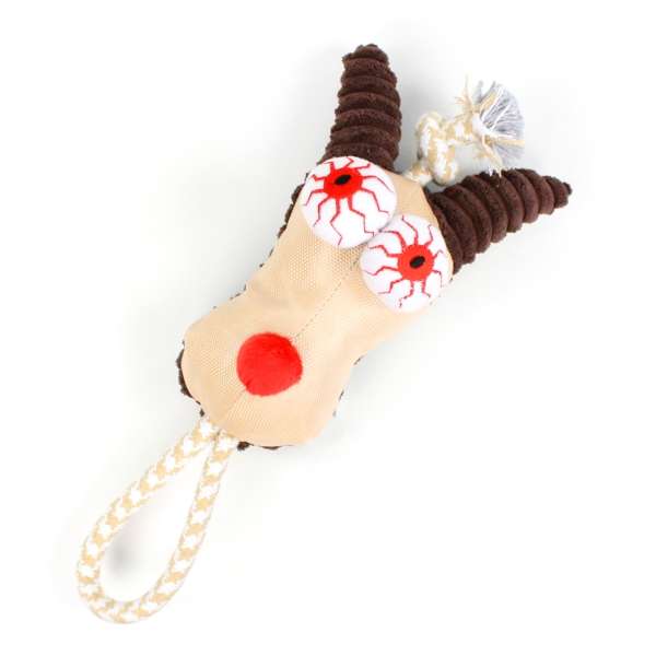 Hundespielzeug Ziegen Kopf