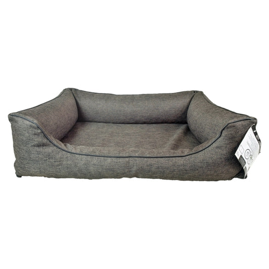 Lebon Hundebett Lino -Grau 100x75cm kuscheligen Hundebetten