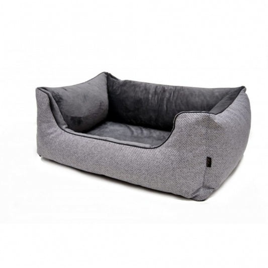 Lebon Hundebett Louis PLUS - Silver - 100 x 75 cm 