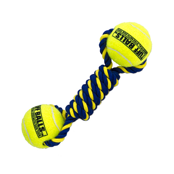 PETSPORT Baumwollhantel mit Bällen