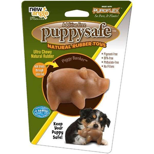 New Angle PuppySafe Piggy Banker aus 100% natürlichem Kautschuk