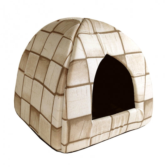 CARBONE Katzenhöhle Pyramide - Karo-beige