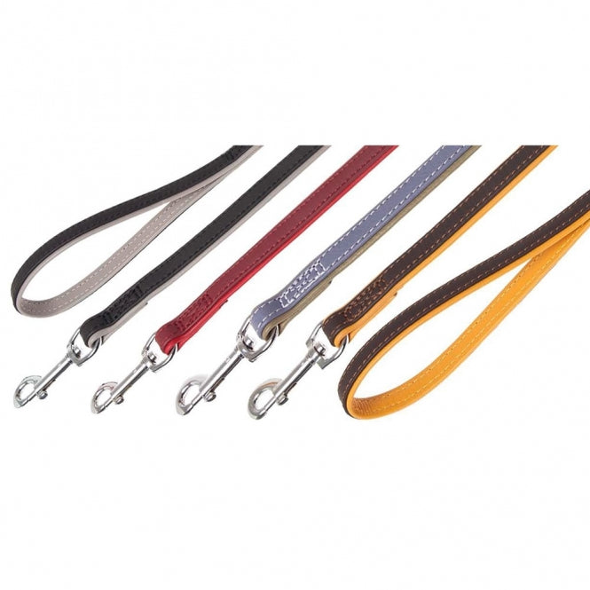 Karlie Vintage Trend Leine - Dunkelrot/Rot - 110cm / 14mm