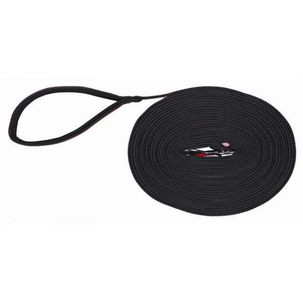 Trixie Fusion Schleppleine - Schwarz/Orange - 10 m