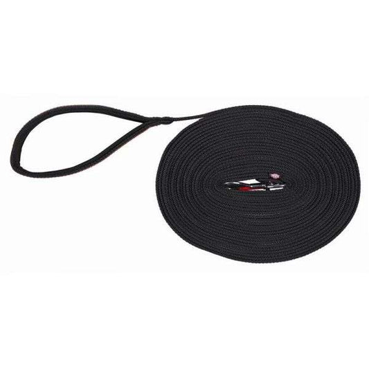 Trixie Fusion Schleppleine - Schwarz/Orange - 10 m